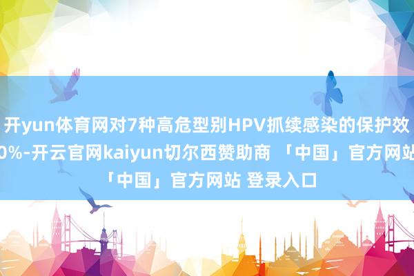 开yun体育网对7种高危型别HPV抓续感染的保护效用达到100%-开云官网kaiyun切尔西赞助商 「中国」官方网站 登录入口